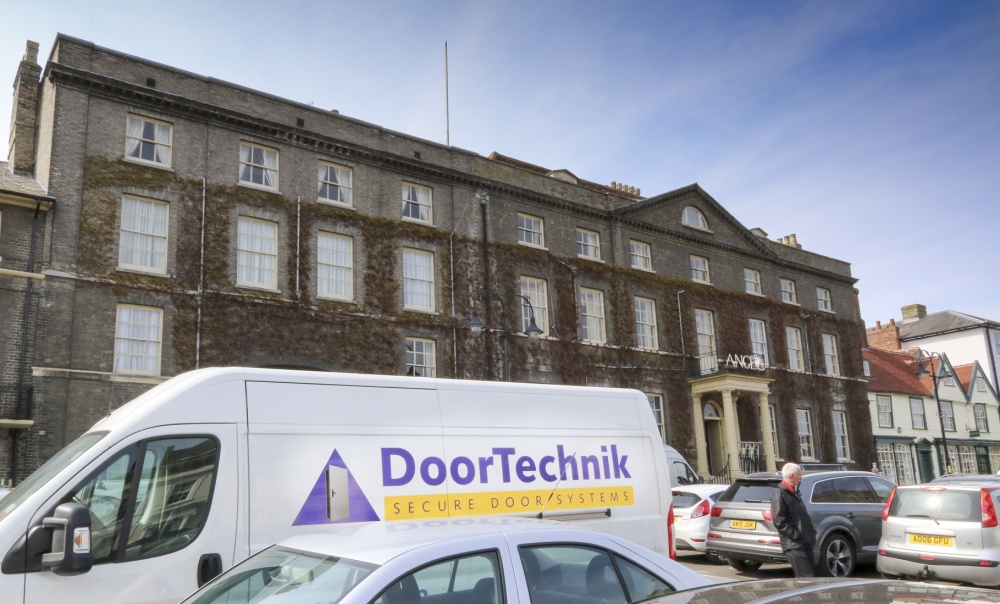 Fire resistant glazed doors for The Angel Hotel, Bury St Edmunds